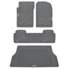 MOTOR TREND FLEXTOUGH ADVANCED PERFORMANCE CAR FLOOR MATS & CARGO LINER Gray