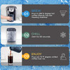 HYPERCHILLER PATENTED ICED COFFEE/BEVERAGE COOLER 12.5OZ - SLATE BLUE