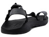 JCH109664Z CHACO WOMEN'S ZX/2 CLOUD OUTDOOR SANDALS BAR BLACK/WHITE SIZE 10