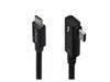 StarTech 2.6ft Right Angle Thunderbolt 5 Cable, 80Gbps/120Gbps Boost, 240W PD,
