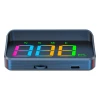 GENERIC HUD COLOR DIGITAL AUTO GPS SPEEDOMETER HEAD UP DISPLAY - BLACK