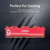 LEVEN SINBA 8GB (8GBx1) DDR4 3000Mhz, JROC4U3000172408R-8M - RED/SILVER