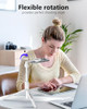 UBeesize Magnetic Tripod for iPhone with Remote, 64’’ Extendable, Tripod(White)
