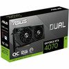 ASUS Dual GeForce RTX 4070 OC Edition 12GB GDDR6X - Graphics Card