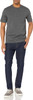 AMAZON ESSENTIALS MEN'S SHORT-SLEEVE CREWNECK T-SHIRT 2PC - SIZE: L - GRAY/BLUE