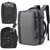 FANWOLI VACUUM TRAVEL BACKPACK CARRY ON LUGGAGE WITH TSA LOCK & ANTI - GREY New