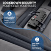 FANWOLI VACUUM TRAVEL BACKPACK CARRY ON LUGGAGE WITH TSA LOCK & ANTI - GREY New