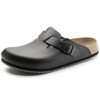 BIRKENSTOCK LEATHER BOSTON CANBERRA CLOGS - MEN'S SIZE 11 - BLACK New