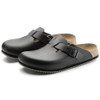 BIRKENSTOCK LEATHER BOSTON CANBERRA CLOGS - MEN'S SIZE 11 - BLACK New