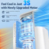 FANCOLE WINDOWLESS PORTABLE AIR CONDITIONERS WITH 4MODES & 3SPEEDS - WHITE