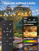 Brightever 100FT Solar String Lights Outdoor Waterproof with Remote