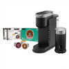 KEURIG KEURIIG K-CAFÉ BARISTA BAR SINGLE SERVE COFFEE MAKER - BLK SILVER