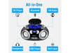 MEGATEK Portable CD Player Boombox with FM Radio, Bluetooth, USB Port, AUX