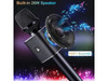 BONAOK Karaoke Microphone, Portable Wireless Bluetooth Karaoke Mic for Adults &