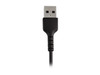 StarTech.com RUSBLTMM15CMB 15cm Durable USB A to Lightning Cable - Black USB