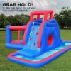 Sunny & Fun 2-in-1 Bounce & Blast Inflatable Water Slide Park – Heavy-Duty New