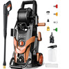 FOTING PRESSURE WASHER 4500PSI 4 QUICK CONNECT NOZZLES, HOSE & FILT - RED/BLACK