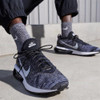 NIKE AIR MAX FLYKNIT RACER SHOES - SIZE: MEN 12.5 - BLACK/WHITE