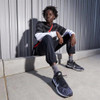 NIKE AIR MAX FLYKNIT RACER SHOES - SIZE: MEN 12.5 - BLACK/WHITE