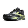 BROOKS MEN’S ADRENALINE GTS 24 BLACK/ EBONY/ NEW YELLOW SIZE 12