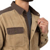 FIELD & STREAM MEN'S TUNGSTEN CORDUROY SHIRT JACKET SIZE MEN M - KHAKI New