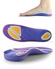 QB SHOE CUSHIONS INSERTS FOR SOLVING HEEL PAIN, SIZE S: WOMEN 7.5-8.5, PURPLE