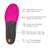 FL786507 Superfeet Run Women Support Insoles Arch, 6.5-8, PLUM