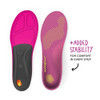 FL786507 Superfeet Run Women Support Insoles Arch, 6.5-8, PLUM