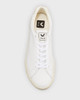 VEJA ESPLAR LEATHER LOGO SNEAKERS SIZE 40 BRAZIL SIZE: WOMEN 8.5 - WHITE