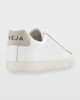 VEJA ESPLAR LEATHER LOGO SNEAKERS SIZE 40 BRAZIL SIZE: WOMEN 8.5 - WHITE