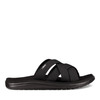 TEVA VOYA SLIDE WOMEN'S VEGAN STRAPPY SANDAL BLACK SIZE 8 New