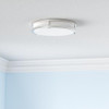 TOBUSA 36W LED FLUSH MOUNT CEILING 13" 3600LM 5CCT - BRUSHED NICKLE