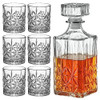 Style Setter Whiskey Decanter Set with Glasses 410616-7RB - Louisville