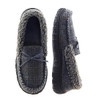 SKABIU MENS MOCCASIN SLIPPERS HOUSE SHOES MEMORY FOAM GREY SIZE 11