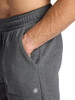 GAM233PA07027 Gaiam Men's Comfort Jogger Relaxed Fit 30” Heavyweight Charcoal L New