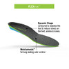 Superfeet FLEXmax Comfort Foam Cushion Insoles Emerald 5.5-7 Men/6.5-8 Women