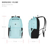 SWISSGEAR VERSA LAPTOP BACKPACK, 18.25"X12.5"X6.25" - CLEAR SKY New