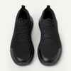 AMAZON ESSENTIALS MEN'S LIGHWEIGHT KNIT SNEAKERS MEN 12 BLACK/BLACK New