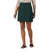 AMAZON ESSENTIALS WOMEN'S PONTE PULL-ON MINI LENGTH A-LINE SKIRT  - DARK GREEN New
