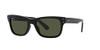 RAY-BAN MEN'S MR. BURBANK RECTANGULAR SUNGLASSES - BLACK/GREEN