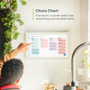Skylight Calendar: 15-inch Wall Planner Digital Calendar & Chore Chart, White