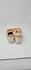 SAUCONY JAZZ COURT MENS LEATHER LIFESTYLE SHOES - SIZE: MEN 4 - WHITE/ORANGE