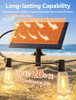 Brightever 100FT Solar String Lights Outdoor Waterproof with Remote B01 - BLACK New