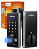 PHILIPS FINGERPRINT KEYLESS ENTRY DOOR LOCK KEYPAD DEADBOLT DDL240X-1HB-N - NI