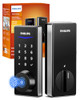 PHILIPS FINGERPRINT KEYLESS ENTRY DOOR LOCK KEYPAD DEADBOLT DDL240X-1HB-N - NI