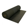 Rubber-Cal Diamond-Plate Rubber Flooring Roll 3 mm x 4 ft x 2 ft Roll, Black