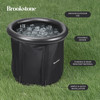 BROOKSTONE PORTABLE ICE BATH COLD PLUNGE WATER THERAPY TUB, PLASTIC COVER
