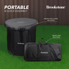 BROOKSTONE PORTABLE ICE BATH COLD PLUNGE WATER THERAPY TUB, PLASTIC COVER