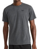 REM251TE30 REEBOK MEN'S SMALL LOGO CREW T-SHIRT CHARCOAL HEATHER SIZE S New