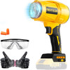 DEVTBLUN ELECTRIC CORDLESS LEAF BLOWER DEWALT 20V BATTERY NO BATTERY - YELLOW